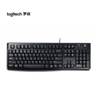 罗技（Logitech）K120 键盘 有线键盘 办公键盘 全尺寸 黑...