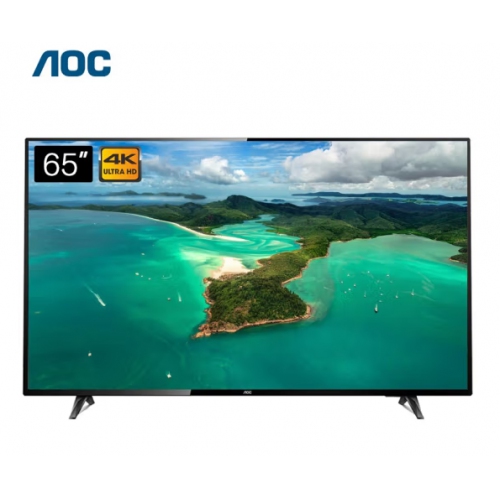 AOC冠捷 B65E5 65I3 65英寸 4KHDR超高清 安卓9.0 全面屏 人工智能 网络液晶平板电视