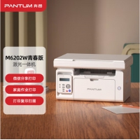 奔图（ PANTUM） M6202W青春版 黑白激光三合一多功能一体机 无线WIFI家用打印 复印扫描