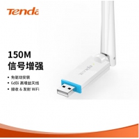 腾达（Tenda）U2免驱版 USB无线网卡 随身WiFi接收器 台式...