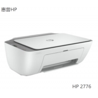 惠普（HP）DeskJet 2776 A4彩色喷墨多功能一体机 无线 打印 复印 扫描 照...