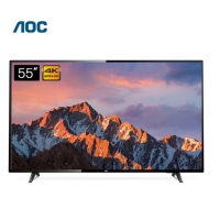 AOC冠捷 B55E5 55英寸 4KHDR超高清 全面屏 人工智能 网络液晶平板电视