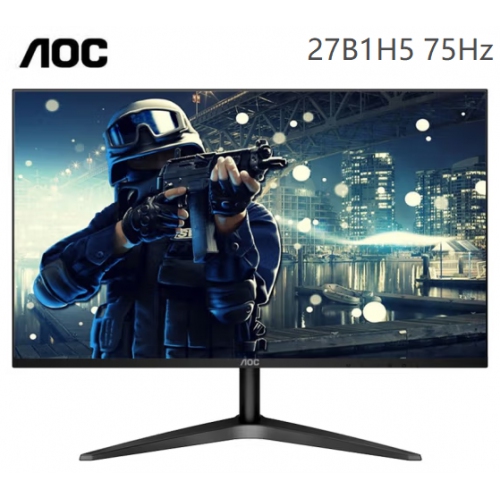 AOC冠捷 27B1H 27寸显示器 IPS技术屏 HDMI全高清电脑显示器 爱眼低蓝光不闪屏