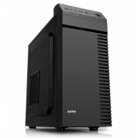 先马（SAMA）商英（黑） 商务台式小机箱 USB3.0支持M-ATX主板