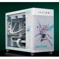 华硕（ASUS）  AP201白色 (天选订制 玻璃侧透) 台式机电脑机箱