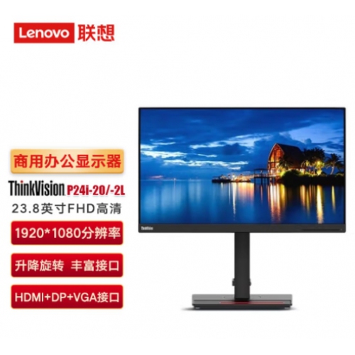 联想（Lenovo）P24i-20 24寸 台式机笔记本显示器商务办公家用
