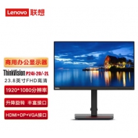 联想（Lenovo）P24i-20 23.8英寸 台式机笔记本显示器商务办公家用