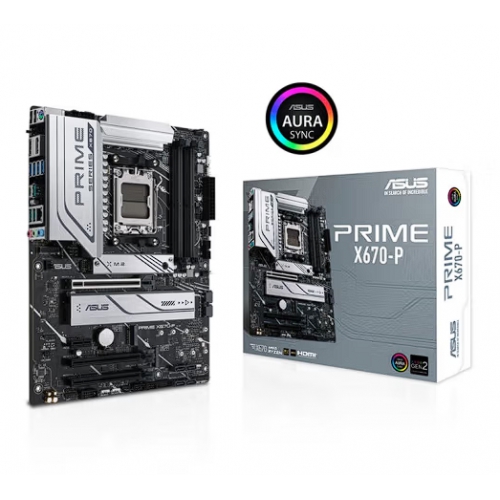 华硕（ASUS）PRIME X670-P  可搭配新品R5 7600X 6核12线程主板