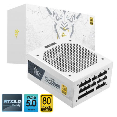 鑫谷（Segotep）额定1250W 昆仑1250W 白色冰山版 全模组质保10年 电源