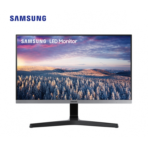 三星（SAMSUNG）S24R350F 24寸75HZ IPS面板窄边框  银色边框