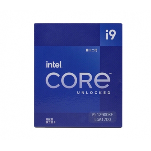 12代英特尔酷睿Intel i9-12900KF 盒装 台式机CPU处理器 16核24线程