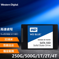 西部数据（WDBlue SA510系列)   500GB SSD固态硬盘 SATA3.0 ...