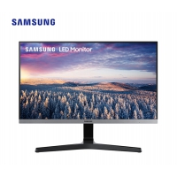 三星（SAMSUNG）S24R350F 24寸75HZ IPS面板窄边框  银色边框