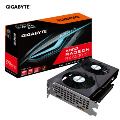 技嘉GIGABYTE GV-R65XTEAGLE-4GD猎鹰 RX6500XT  显卡