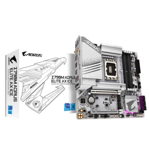 技嘉GIGABYTE Z790M AORUS ELITE AX ICE 新品冰雕 台式机主板