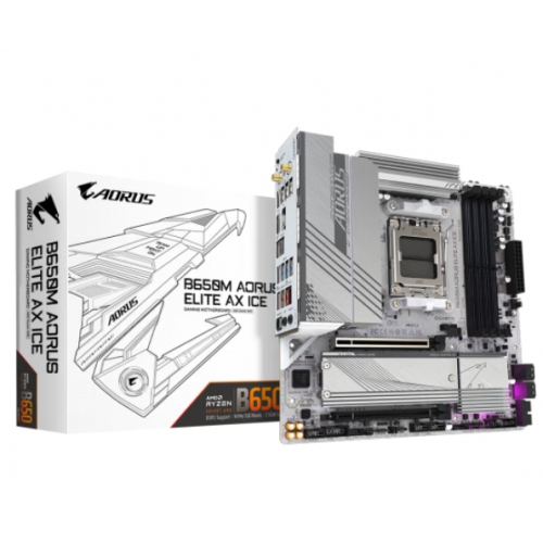 技嘉GIGABYTE B650M A ELITE AX ICE 冰雕 台式机主板