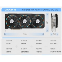 技嘉GIGABYTE GV-N407TGAMINGOCV1GD魔鹰 RTX4070Ti  ...