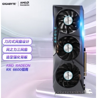 技嘉GIGABYTE GV-R66EAGLE-8GD猎鹰 RX6600 显卡