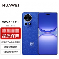 华为HUAWEI nova12 Pro前置6000万人像追焦双摄 12+256G 12+512G 物理可变光圈 鸿蒙智慧通信智能手机