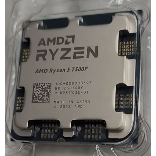 AMD 七代锐龙新品R5 7500F 散片 Zen4架构 5nmCPU处理器AM5 CPU